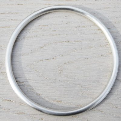 Chunky Solid Silver Bangle - Sterling Silver