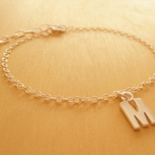 A Personal Touch: Our Mini Monogram Silver Bracelet Sale!