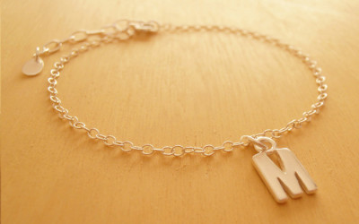 A Personal Touch: Our Mini Monogram Silver Bracelet Sale!