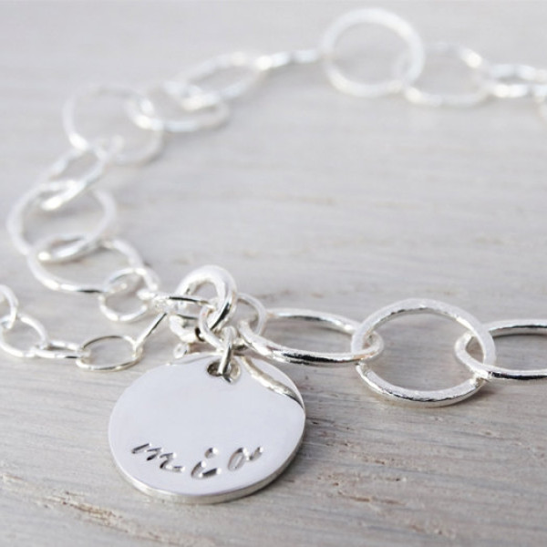 Personalised Sterling Silver Link Bracelet