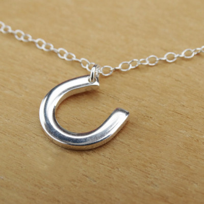 Silver Anklet With Horseshoe - Sterling Silver