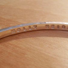 A Little Bit of Love: The Story Behind Our Hand-Stamped Silver Bangle