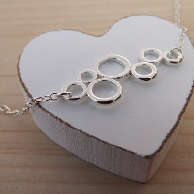Silver Bubbles Necklace - Sterling Silver