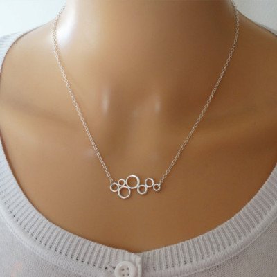 Silver Bubbles Necklace - Sterling Silver