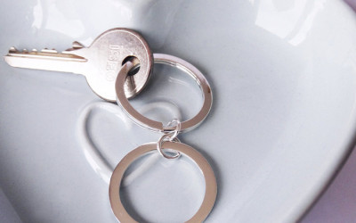 Personalized Sterling Silver Keyrings | Handcrafted & Meaningful
