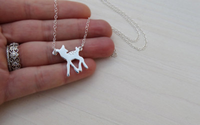 Your Sweet Fawn Necklace: Artistry from Our Workshop