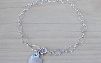 A Little Heart's Big Story: Crafting Our Sterling Silver Bracelet