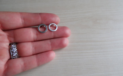 Little Silver Hoops: A Peek into Their Hand-Formed Magic