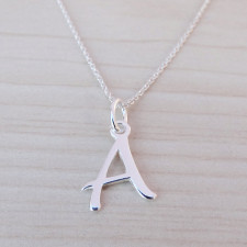 Your Story, Worn Close: Crafting the Sterling Silver Initial Necklace