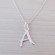 Your Story, Worn Close: Crafting the Sterling Silver Initial Necklace