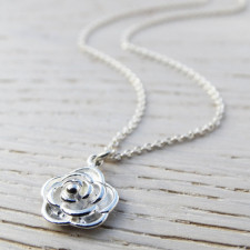 A Rose Blooms in Silver: The Unseen Art of Our Dainty Necklace
