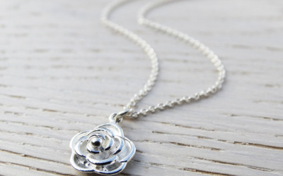 A Rose Blooms in Silver: The Unseen Art of Our Dainty Necklace