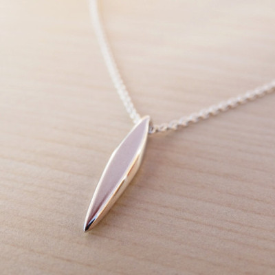 Silver Shard Necklace - Sterling Silver