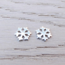 Winter's Whimsy: The Sparkling Secret of Our Snowflake Studs