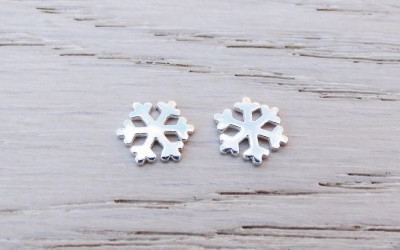 Winter's Whimsy: The Sparkling Secret of Our Snowflake Studs