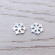 Winter's Whimsy: The Sparkling Secret of Our Snowflake Studs
