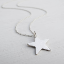 Our Sterling Silver Star Necklace: Handcrafted Starlight