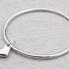 The Sterling Silver Bangle & Heart: A Tale of Craft & Charm