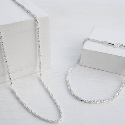 Sterling Silver Stardust Chain, Necklace