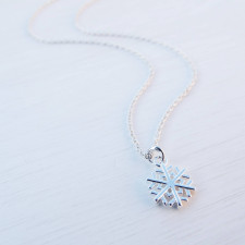 A Snowflake's Tale: From Frost to Fine Silver Necklace