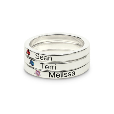 Personalised Sterling Silver Stacking Ring - Handmade By AOL Special