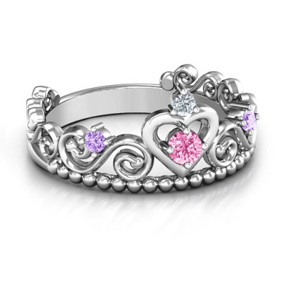 Personalized Princess Charming Tiara Ring - Handmade By AOL Special
