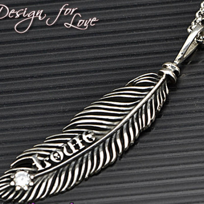 Luxury Feather Series - With Name Jewelry - Handmade By AOL Special
