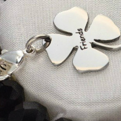 Personalized Four Leaf Clover Charm - Handmade By AOL Special