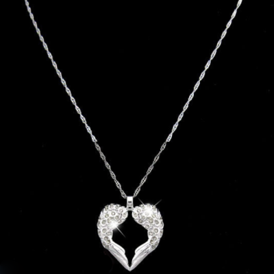 Personalized Angels Heart - Sterling Silver - Handmade By AOL Special