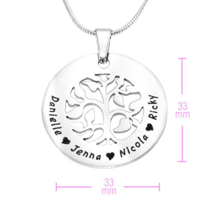 Personalized BFS Family Tree Necklace - Handmade By AOL Special