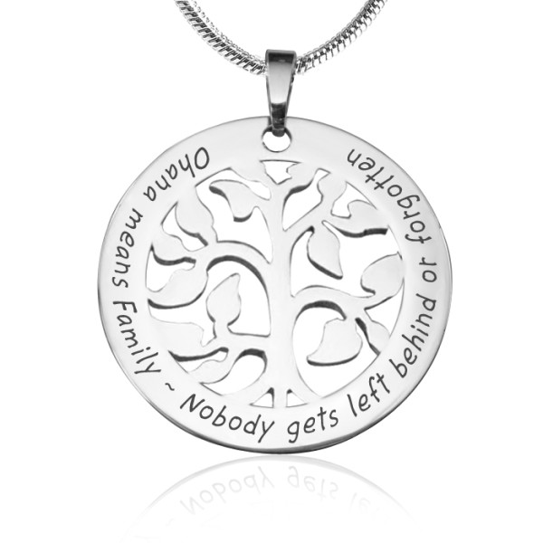 Personalized Ohana Tree - Sterling Silver *Limited Edition - Handmade By AOL Special