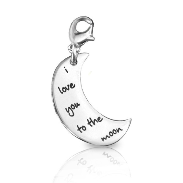 Personalized Moon Charm - Handmade By AOL Special