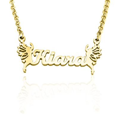 Personalized Name Necklace - 18ct Gold Plated - Handmade By AOL Special