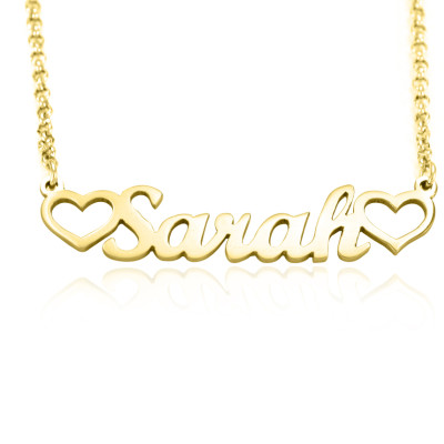 Personalized Name Necklace - 18ct Gold Plated - Handmade By AOL Special