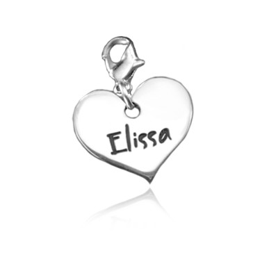 Personalized Heart Charm - Handmade By AOL Special