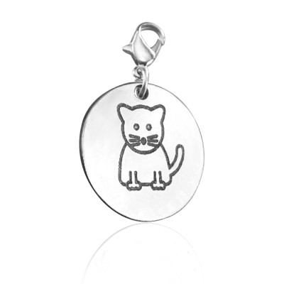Personalized Kitty Charm - Handmade By AOL Special