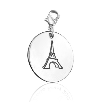 Personalized Eiffel Tower Charm - Handmade By AOL Special