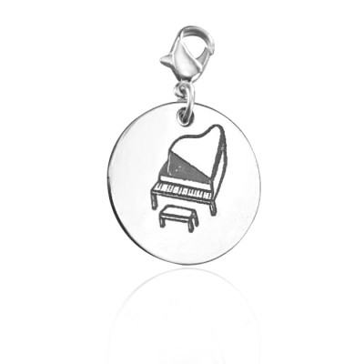 Personalized Piano Charm - Handmade By AOL Special