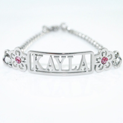 Name Necklace/Bracelet/Anklet - DIY Name Jewelry With Any Elements - Handmade By AOL Special