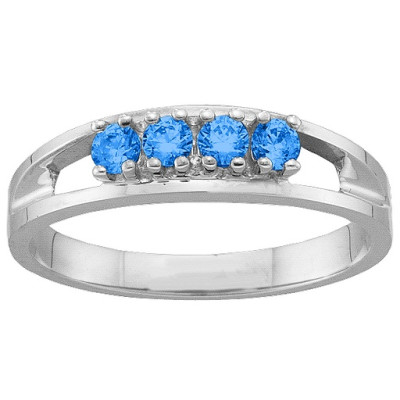 1-6 Gemstone Ring - Handmade By AOL Special