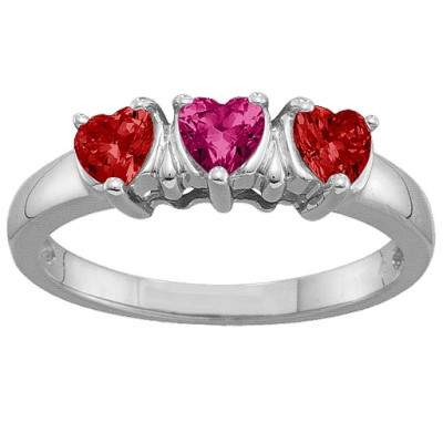 2-5 Hearts Ring - Handmade By AOL Special