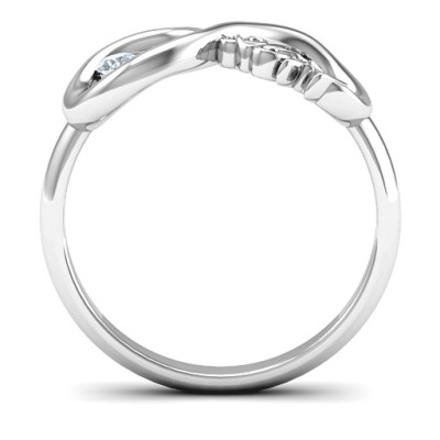 Sterling Silver 2012 Infinity Ring - Handmade By AOL Special