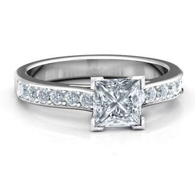 Janelle Princess Cut Ring - Handmade By AOL Special