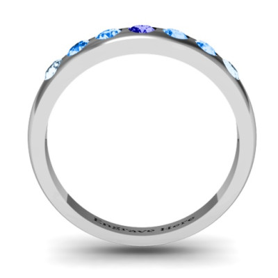 Gypsy Set Gemstone Belt Ring - Handmade By AOL Special