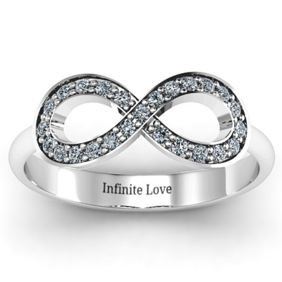 Accented Infinity Ring - Handmade By AOL Special