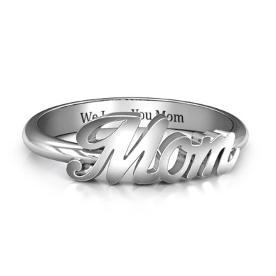 All About Mom Name Ring - Handmade By AOL Special