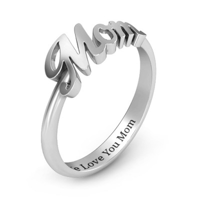 All About Mom Name Ring - Handmade By AOL Special