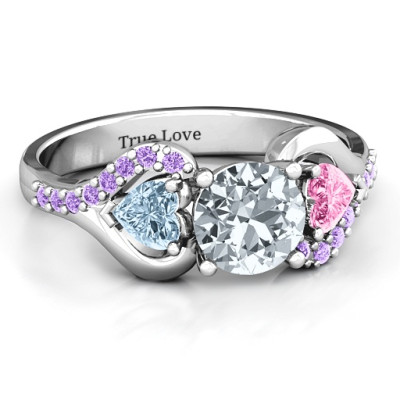Blast of Love Ring with Accents - Handmade By AOL Special