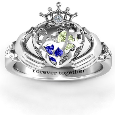 Caged Hearts Claddagh Ring - Handmade By AOL Special