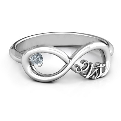 Celebrate 21 Infinity Ring - Handmade By AOL Special